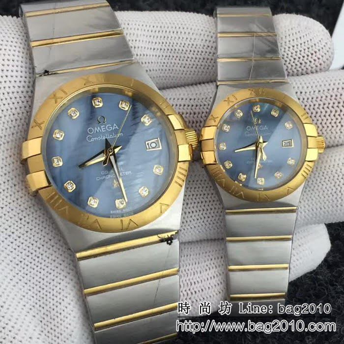歐米茄OMEGA 雙鷹星座 情侶腕表 WSS1579